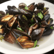Tipsy Prosecco Mussels