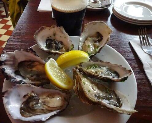 Shellfish and Guinness