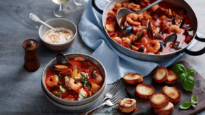 fish & chorizo stew