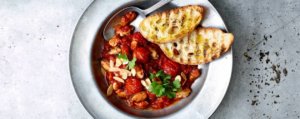 mussels and tomato and red pepper